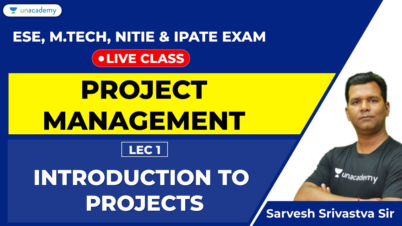 Ep1- Project Management | Important for ESE Non Tech, NITIE, iPATE & M Tech Exam