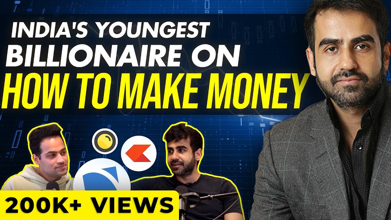 India\'s Youngest Billionaire on How to Make Money | Nikhil Kamath, Co-Founder, Zerodha