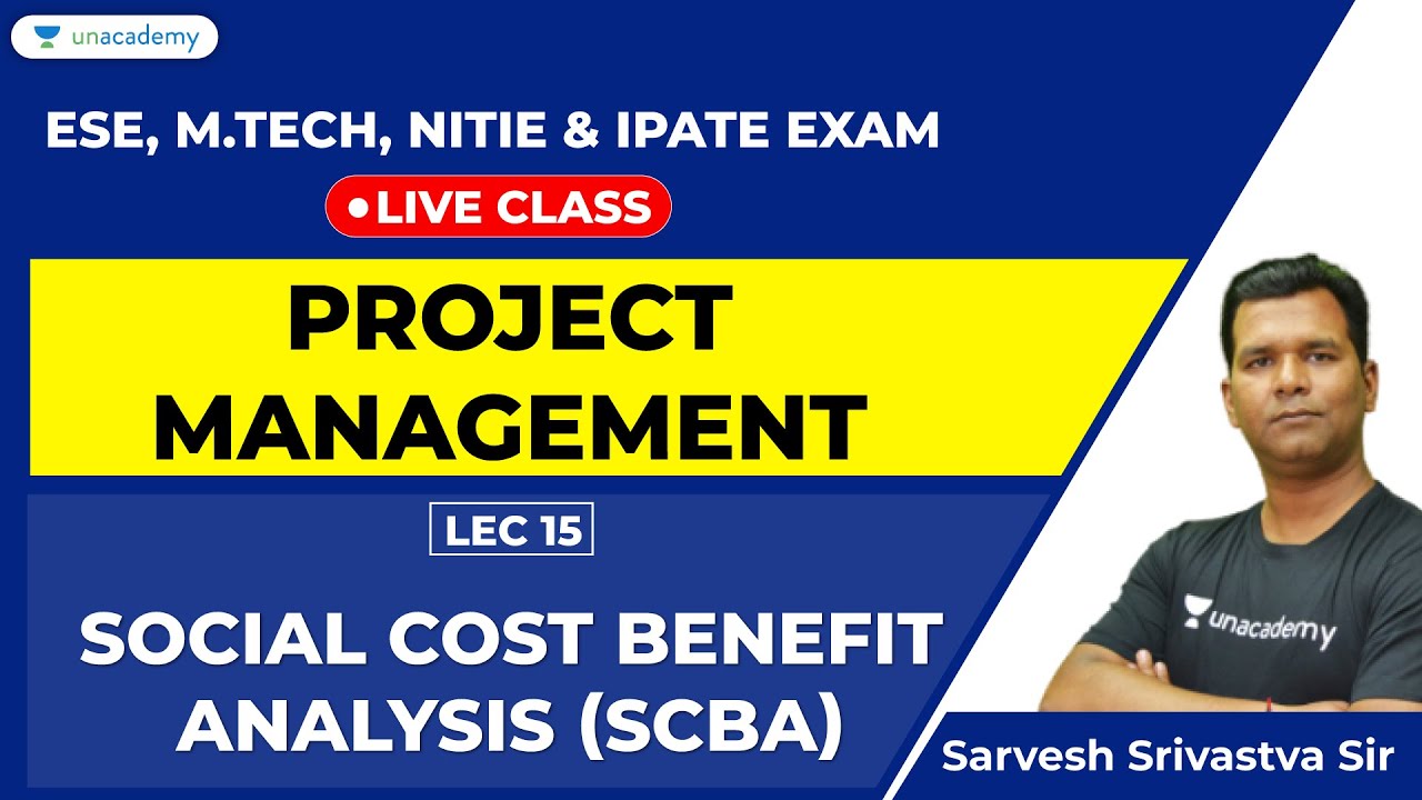Ep15- Project Management | Social Cost Benefit Analysis | Prepare for ESE Exam, iPATE, NITIE