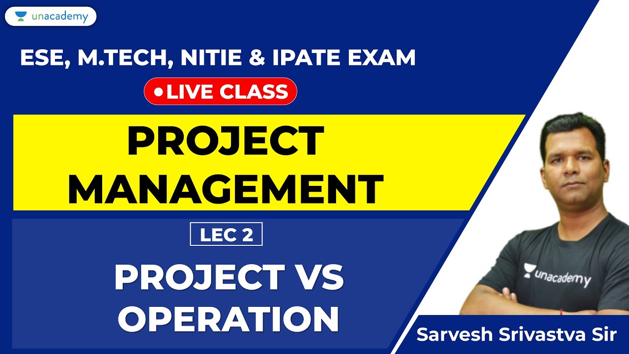 Ep2- Project Management | Important for ESE Non Tech, NITIE, iPATE & M.Tech Exam