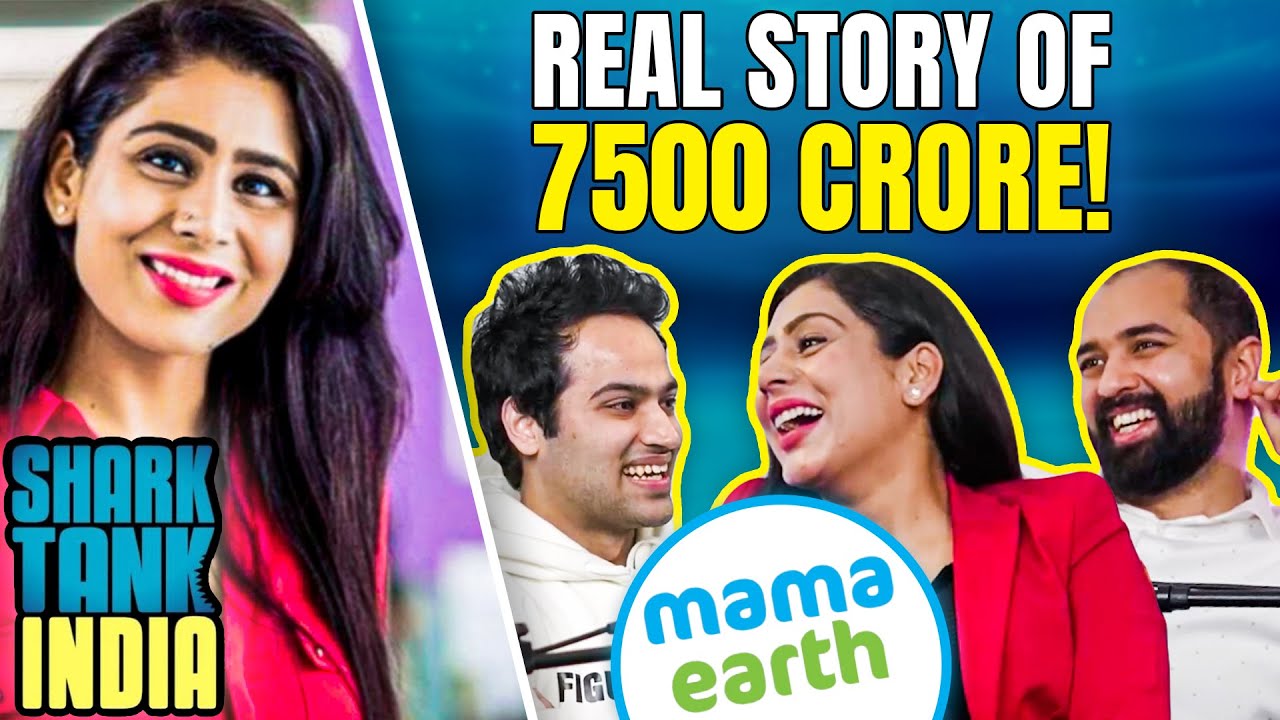 How Shark Ghazal Alagh\'s Brand: Mamaearth Became A ₹7500 Crore Company