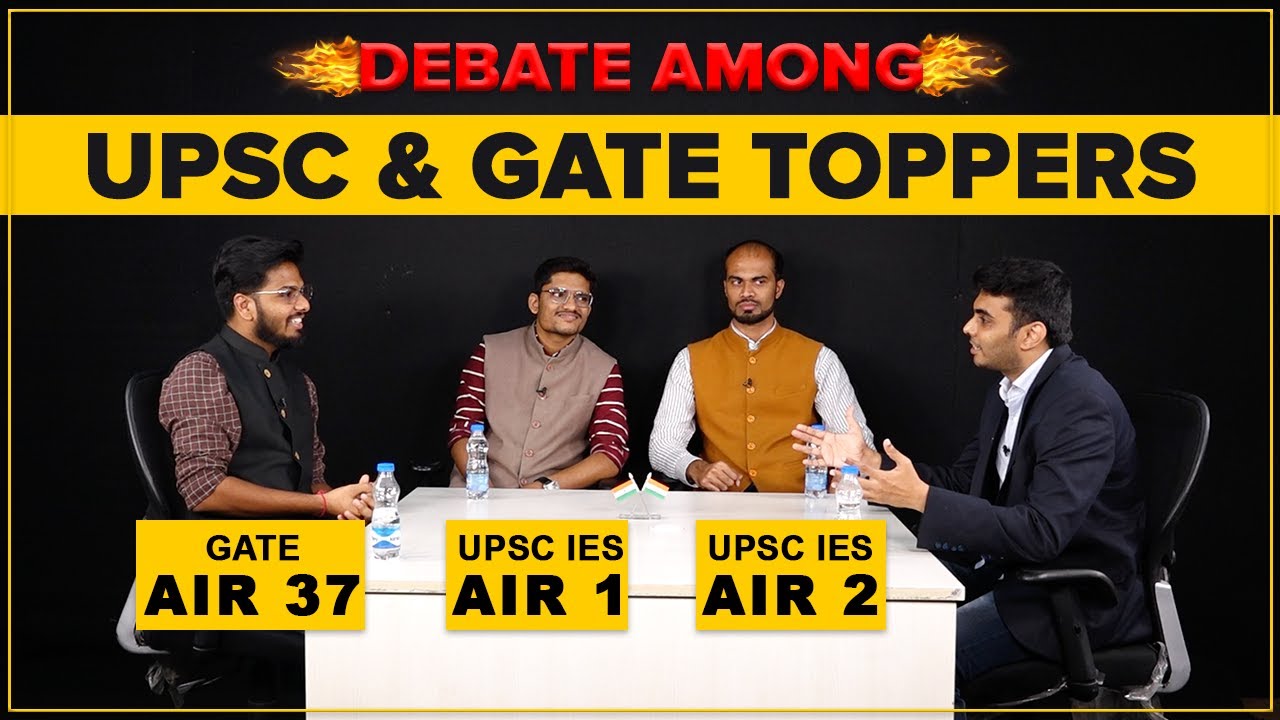 Ep4- UPSC toppers AIR 1 , AIR 2 & GATE topper AIR 37 ( How to get rank under 100 )