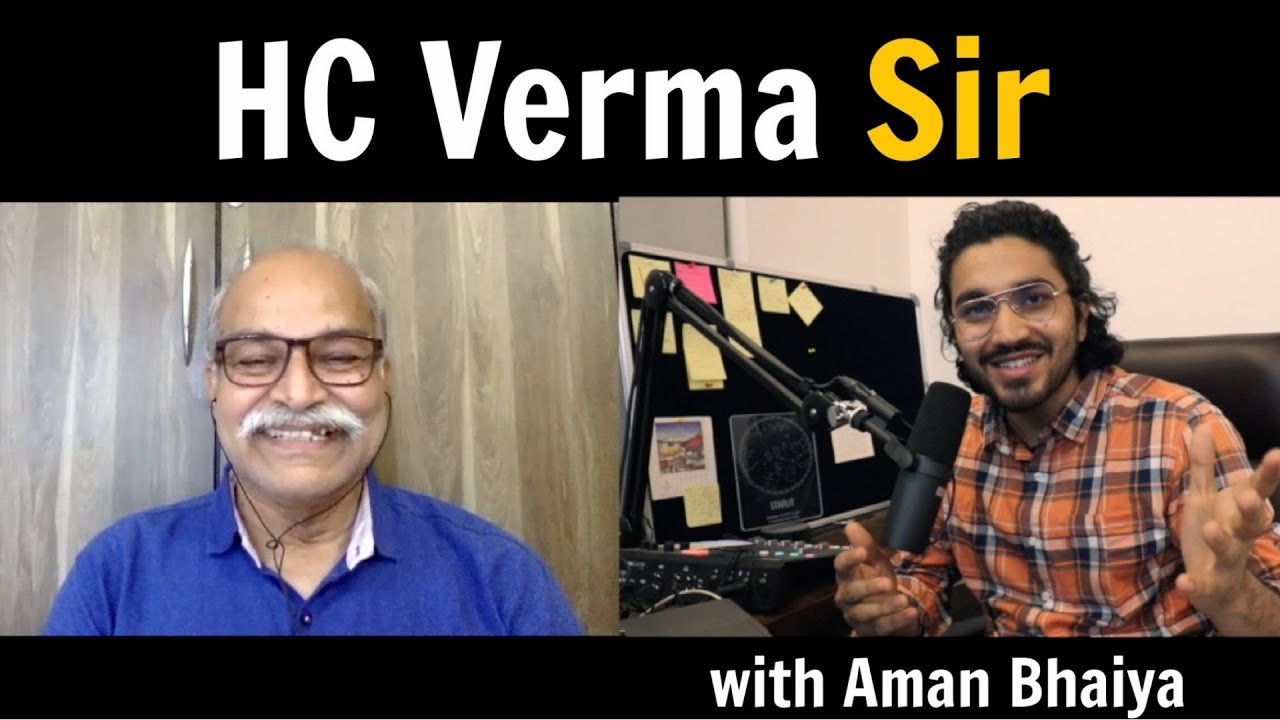 HC Verma Sir with Aman Bhaiya @Hustlers Bay