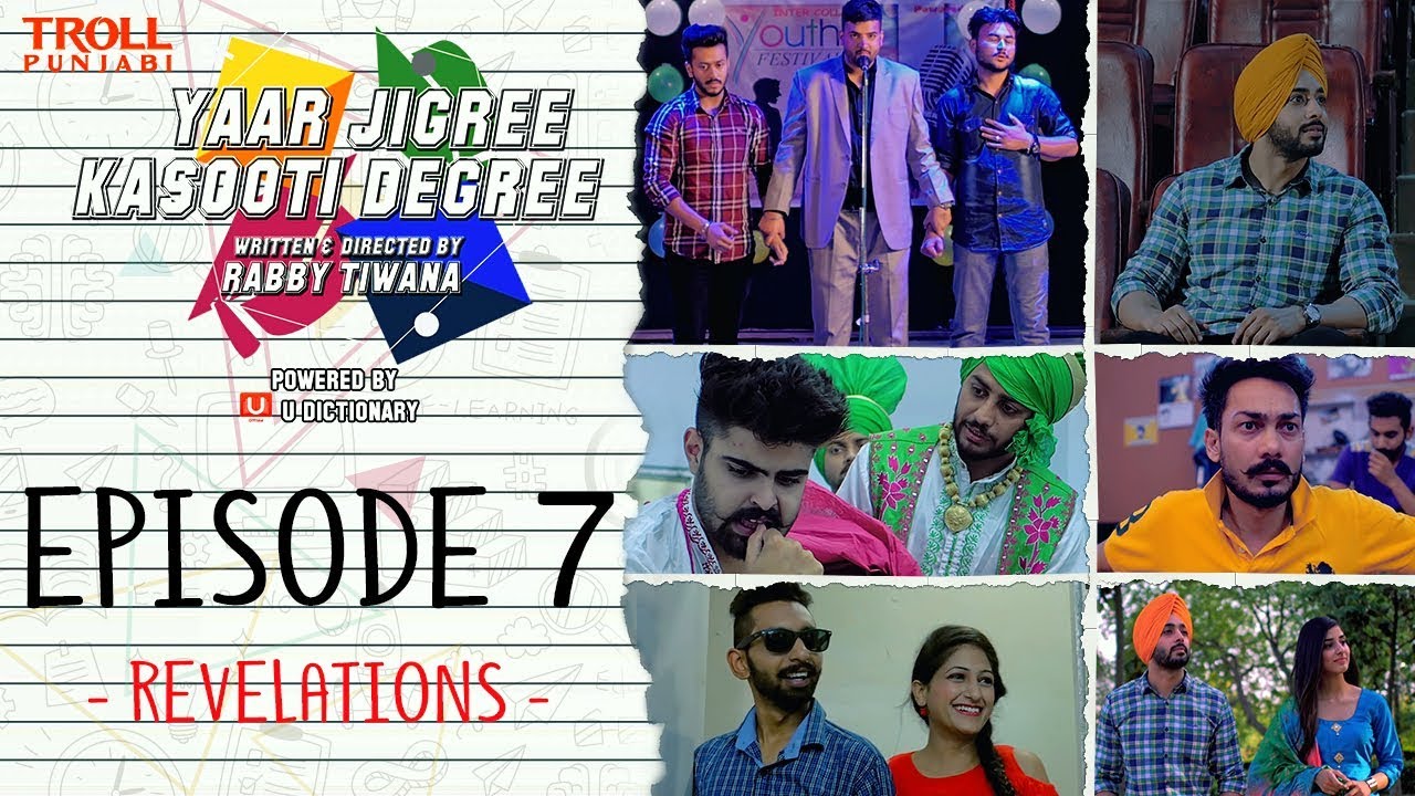 Episode 7 - Yaar Jigree Kasooti Degree | Revelations | Punjabi Web Series 2018 | Troll Punjabi