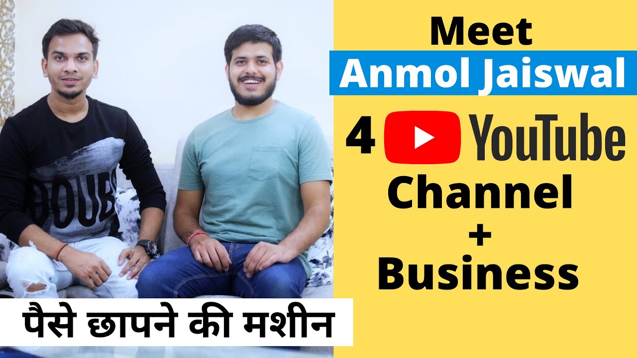 How @Anmol Jaiswal Manages 4 YouTube Channels & His Gaming Business? Inspirational Interview