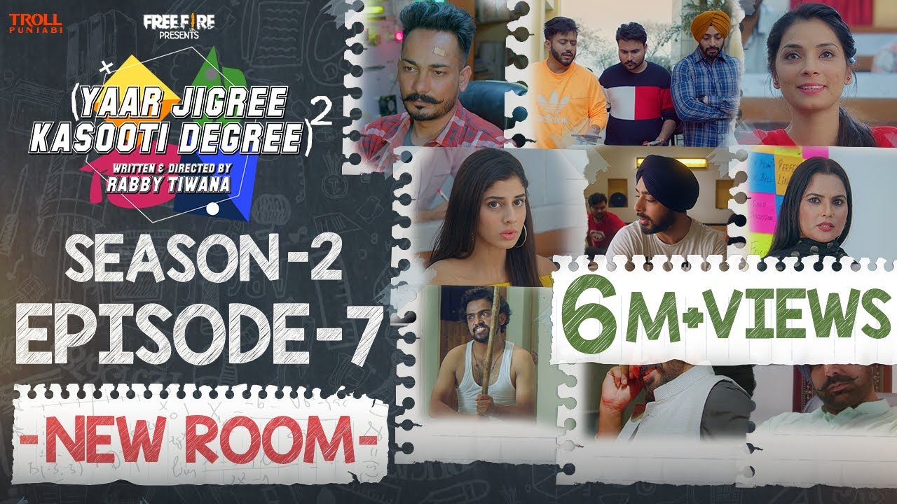 Episode 7 - Yaar Jigree Kasooti Degree Season 2 | NEW ROOM | Latest Punjabi Web Series 2020