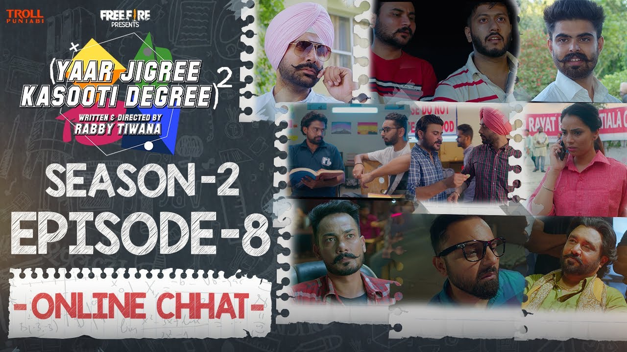 Episode 8 - Yaar Jigree Kasooti Degree Season 2 | ONLINE CHHAT | Latest Punjabi Web Series 2020